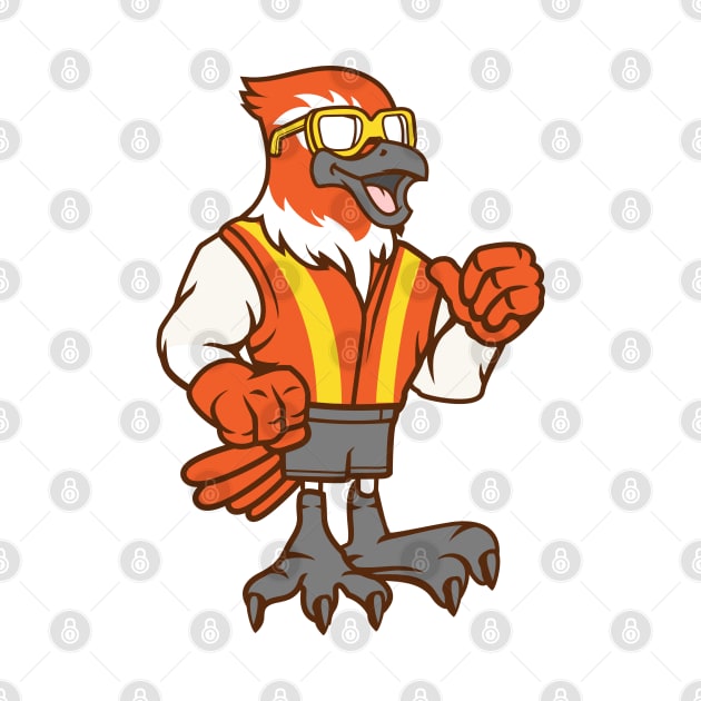 Construction worker bird by ShirtyLife