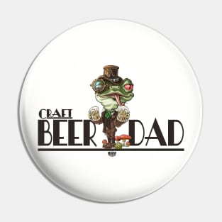 Craft Beer Frog Dad Pin