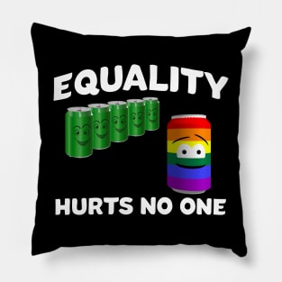 Equality Hurts No One LGBTQ Equal Rights Pillow