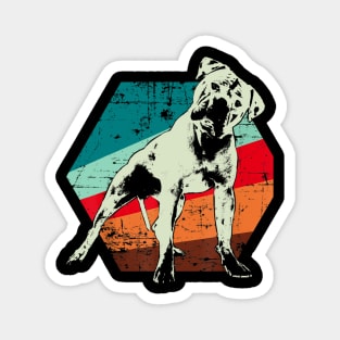 American Bulldog Retro Vintage Magnet