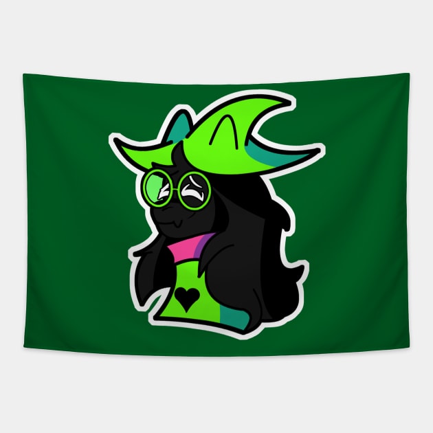 Ralsei - Dark Mode Tapestry by Arcade 904