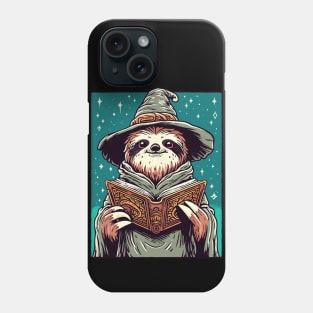 Retro Sloth Wizard Phone Case
