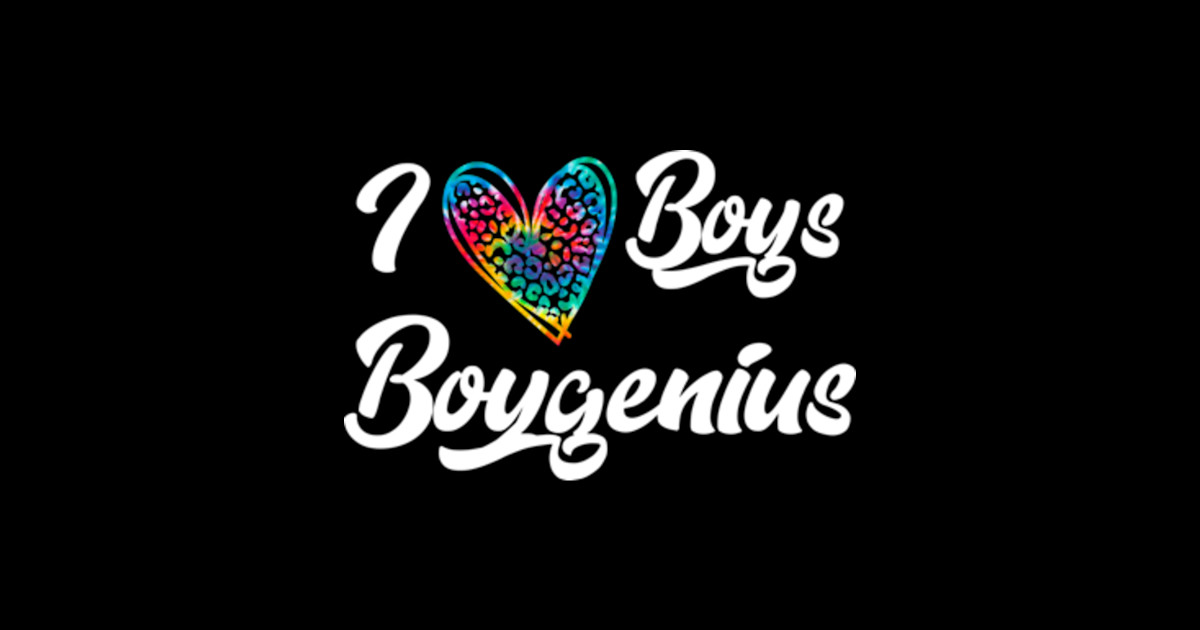I Love Boys Boygenius Funny I Love Boys Boygenius Sticker TeePublic
