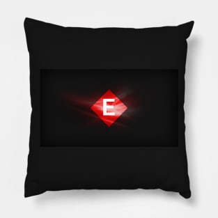 E Logo Pillow