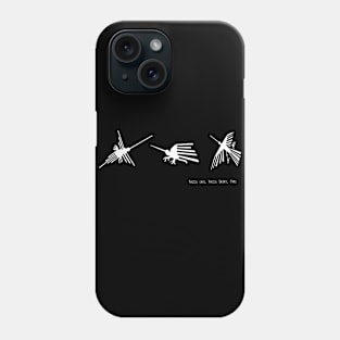 The Humming Birds and the Condor, Nazca Lines. Phone Case