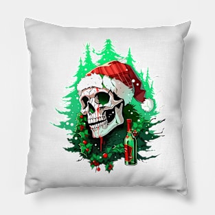 Christmas Celebration with a Skull Twist Pillow