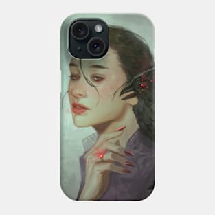 Queen's crow Phone Case