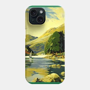 Vintage Travel Artwork - Loch Eck, Scotland Phone Case