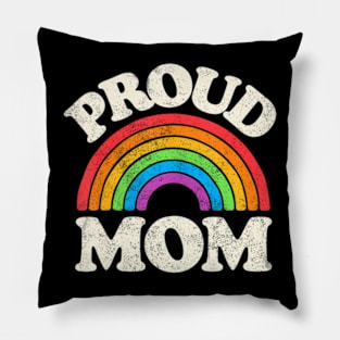 LGBTQ Proud Mom Gay Pride LGBT Ally Mother's Day Pillow