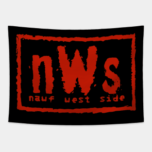 "Nawf West Side" San Antonio (Red) Tapestry