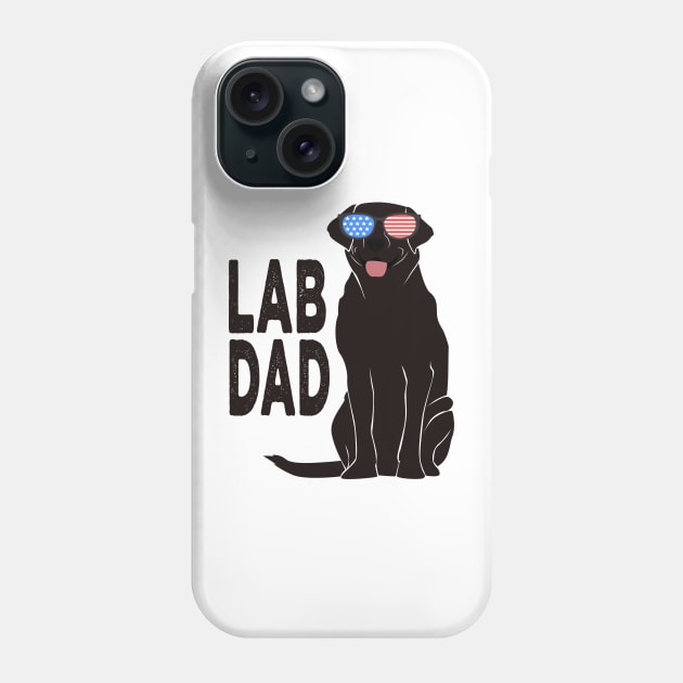 Lab Dad Phone Case by raeex