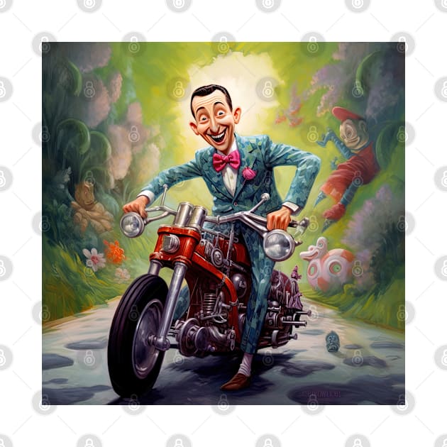 Pee Wee Herman art - design 19 by Maverick Media