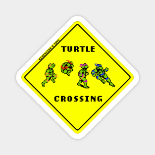 Turtle Crossing Magnet