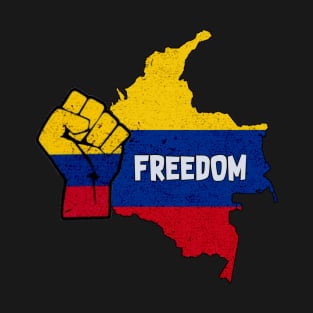 Freedom style hand colombia T-Shirt