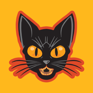 Vintage Black Cat T-Shirt