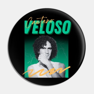 Caetano veloso***original retro Pin