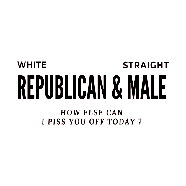 White Straight Republican, Male by 29 hour design