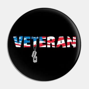 Veteran US Flag Pin