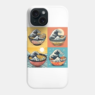 Ramen Bowls Wave Off Kanagawa Phone Case