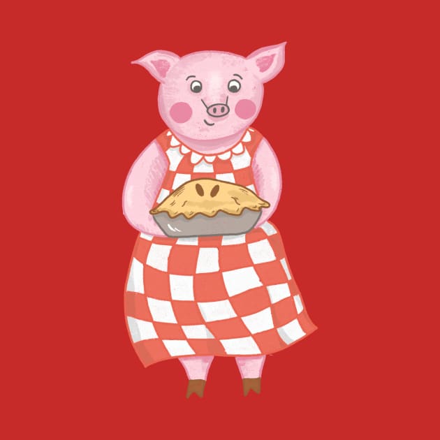 Pig with Pie by Das Brooklyn