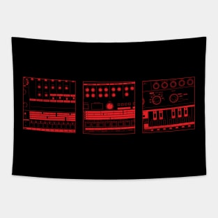 Drum Machine, Drum Machine, Bass Machine Tapestry