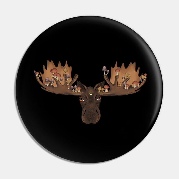 Moose Pin by CréaTiff