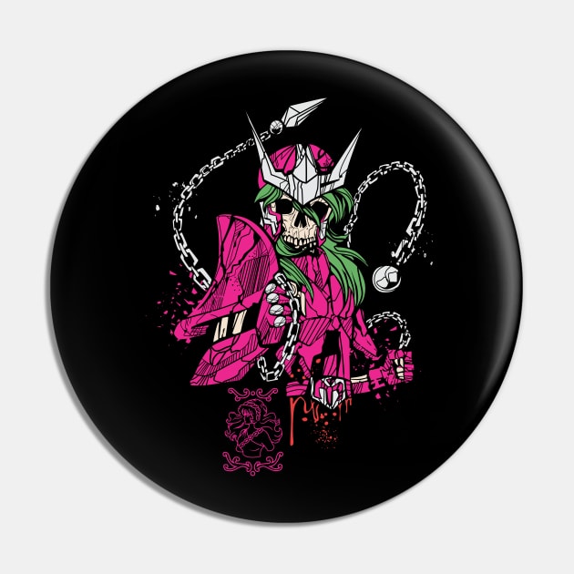 Skeleton Andromeda Shun Anime Fanart Pin by Planet of Tees