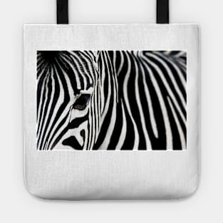 Eye of a zebra Tote