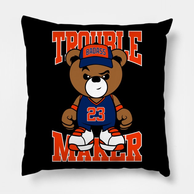 teddy bear tee Pillow by janvimar