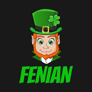 Funny Saint Patricks Day Leprechaun Fenian Rebel T-Shirt