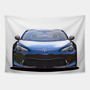 Toyota GT86 Illustration by @gasautos Tapestry