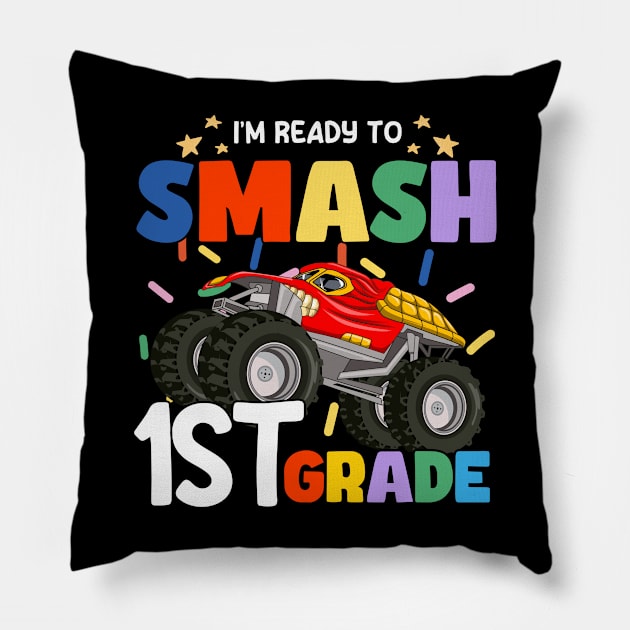 I'm ready to Smash 1st grade Pillow by ProLakeDesigns