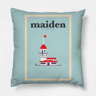 Maiden tower poster Pillow