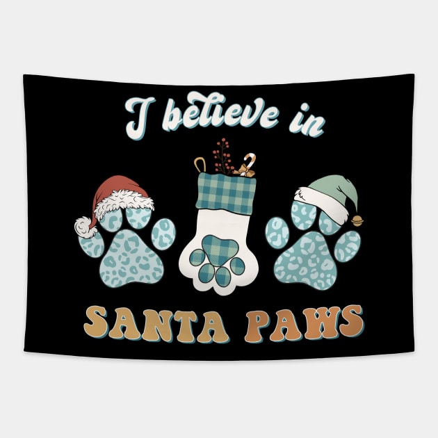 I Believe in Santa Paws Tapestry by ThriceCursedPod