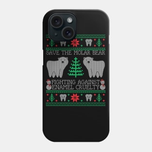 Dentist Hygienist Assistant Ugly Christmas Xmas Phone Case