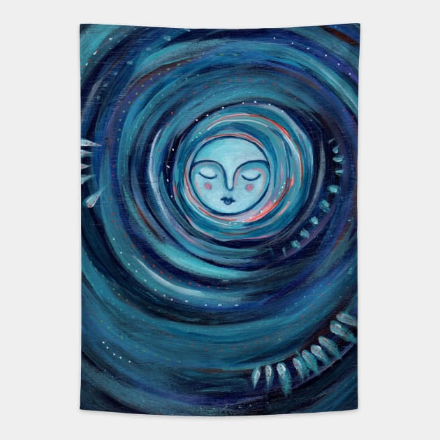 Blue Moon Tapestry by gaea