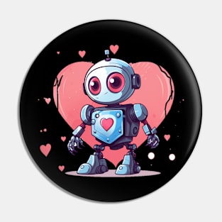 Lovely robot Pin