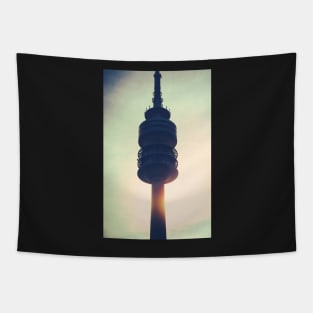 The Munich Olympiaturm Tower Tapestry