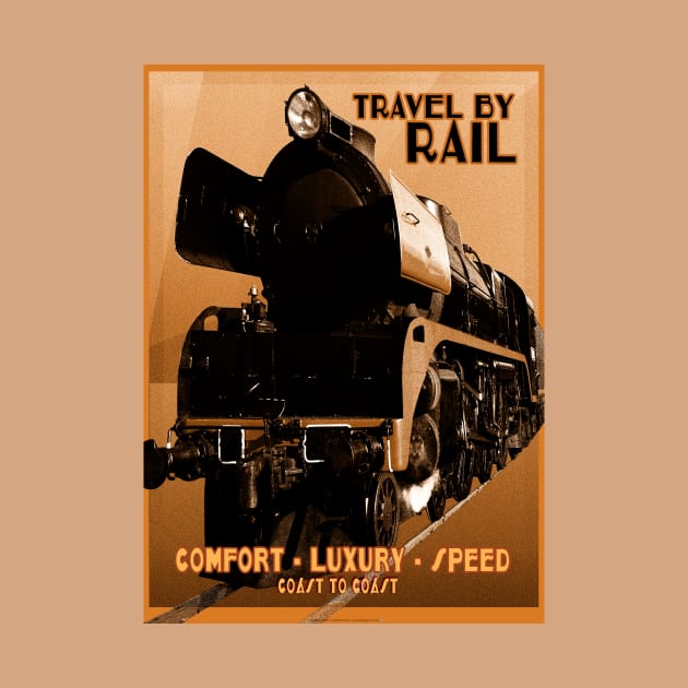 Retro Steam Rail Travel_06 by seadogprints