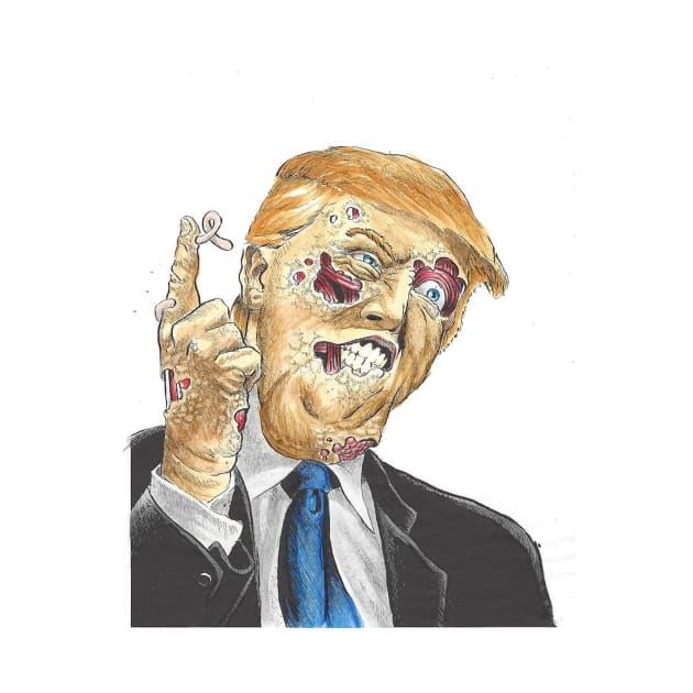 Zombie Trump by HELLINISMOS