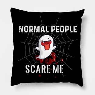 Normal People Scare Me Pillow