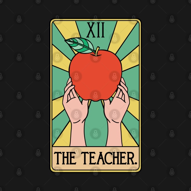 Teacher Tarot Card - Math History Latin Sped Music Art by isstgeschichte