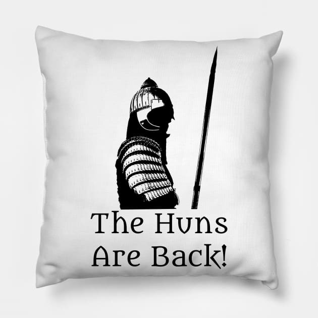 Huns Pillow by blackroserelicsshop@gmail.com