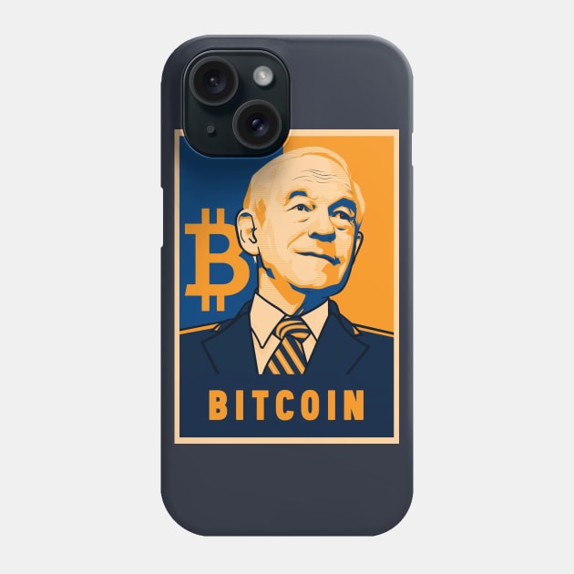 Ron Paul Bitcoin Phone Case by The Libertarian Frontier 