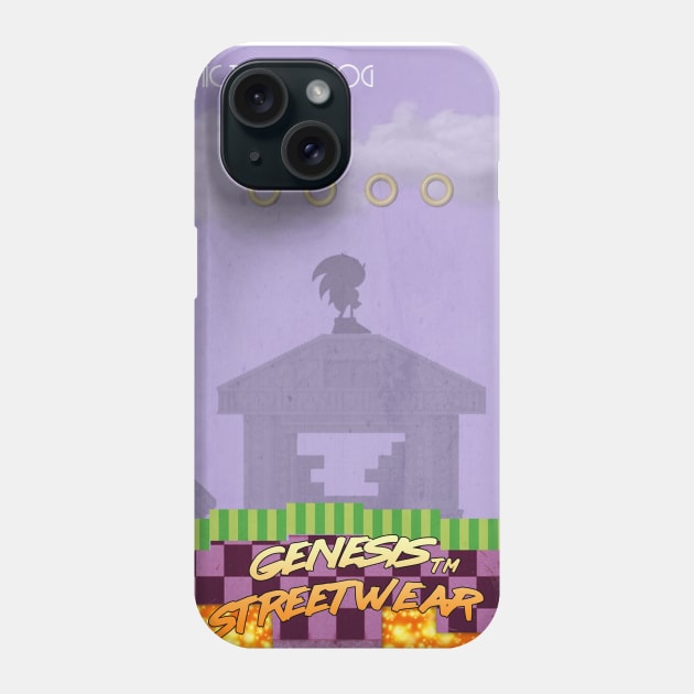 Genesis Streetwear - Minimalist Soniku Phone Case by retromegahero