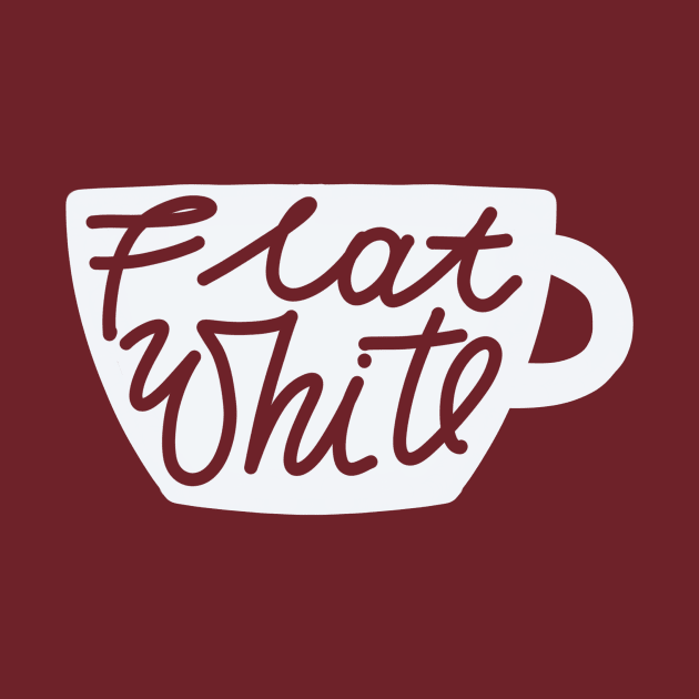 flat white coffee by Pacesyte