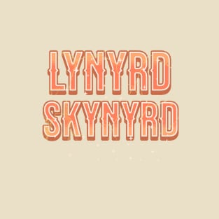 skynyrd text vintage T-Shirt