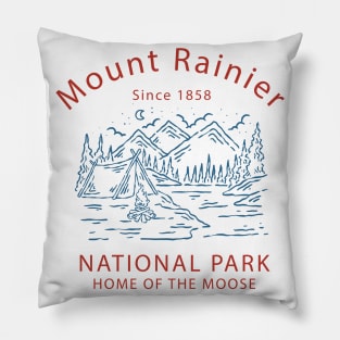 Mount Rainier Pillow