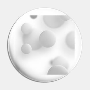 White Grey Abstract circles Pin