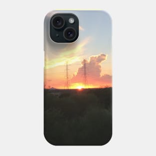 Cloud silhouettes Phone Case